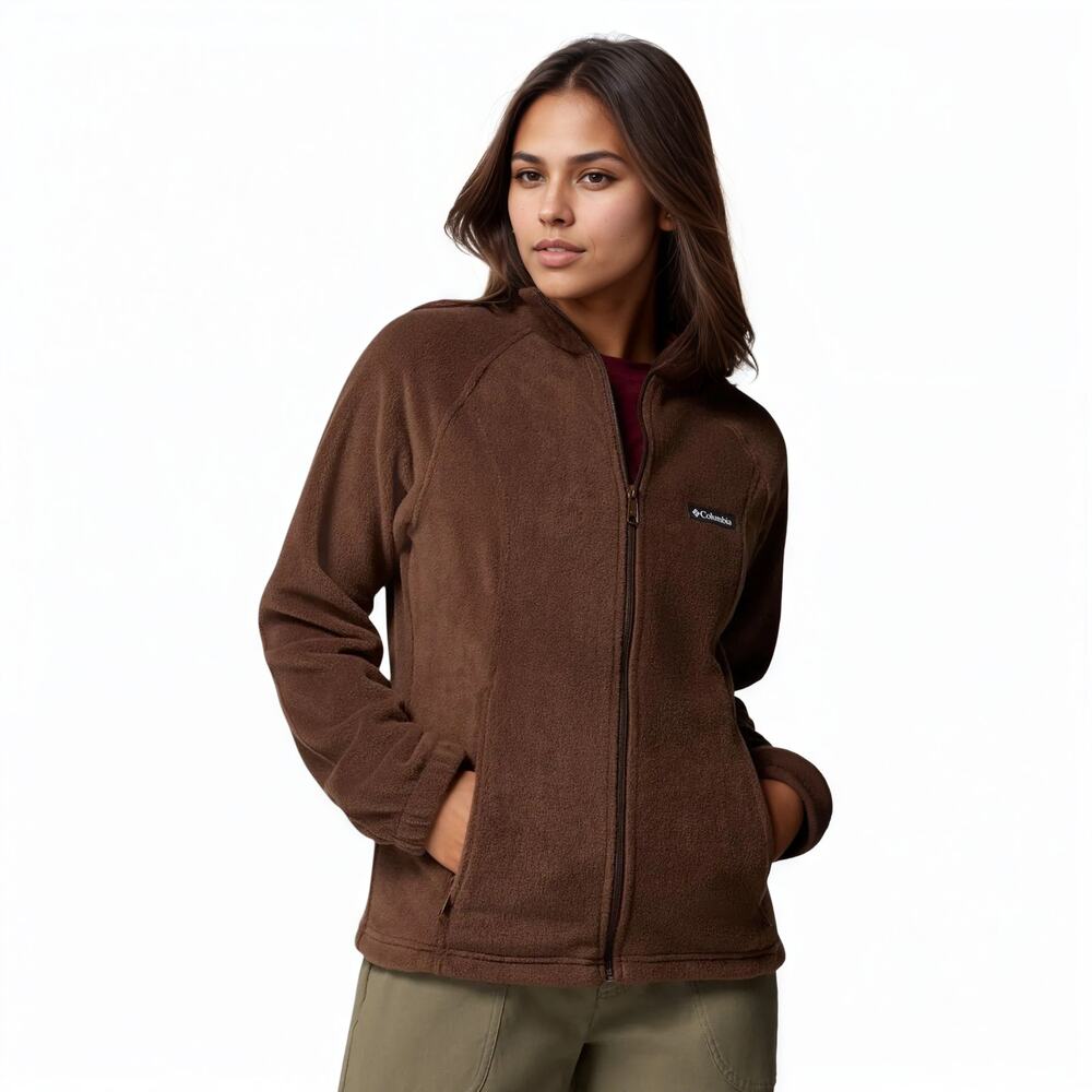 NWT Columbia Women's Benton Springs Full Zip Fleece Jacket Moonvista 1X